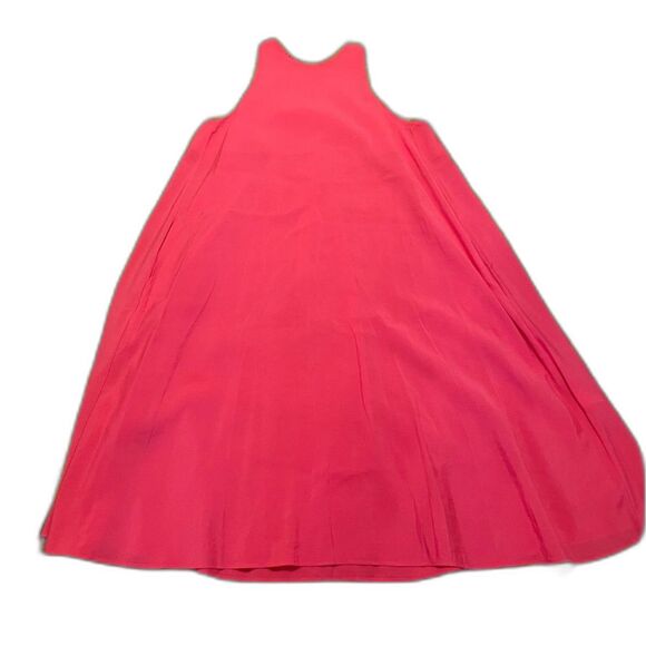 COS Sleeveless A-Line Swing Dress size 10 Pink Modern Architectural EUC - Picture 3 of 9